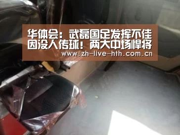 华体会:武磊国足发挥不佳因没人传球!两大